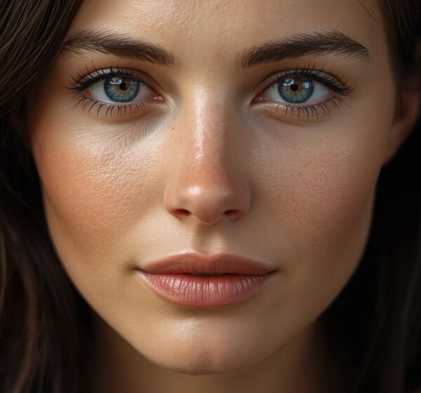 A glowing face after melasma treatment