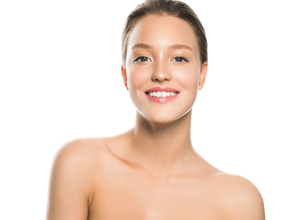 Beautiful woman with healthy skin